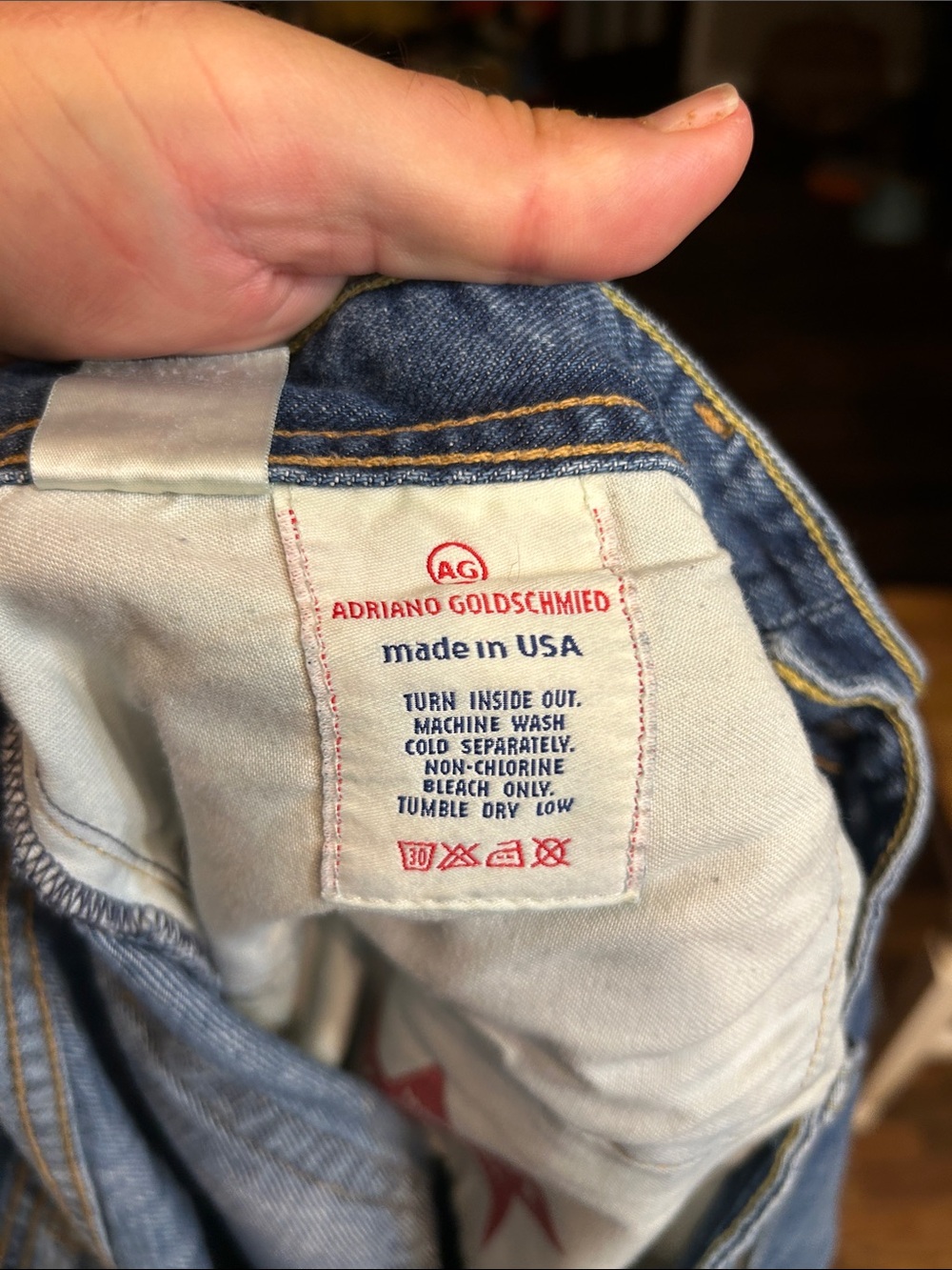 Ag Adriano Goldschmied Men's Bootcut Jeans in Medium Blue Wash - Picture 8 of 16